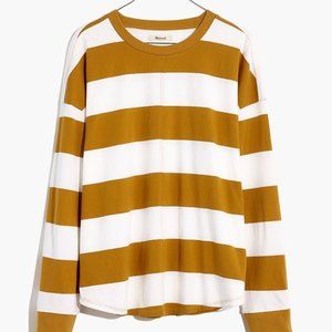 Madewell (Re)sourced Cotton Newville Tee in Lindell Stripe Large